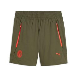 Krótki AC Milan 2026/27. Szare szorty męskie Puma, bez wzorów, z materiału, eleganckie. Za 246.50 zł.