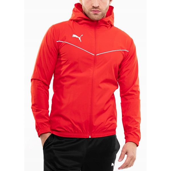 Puma teamRISE All Weather kurtka. Białe kurtki męskie Puma, xl, bez wzorów, z materiału, z kapturem. Za 199.99 zł.
