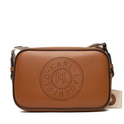 Torebka KARL LAGERFELD. Brązowe listonoszki damskie Karl Lagerfeld, bez wzorów, bez dodatków. Za 849.99 zł.