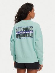 Quiksilver Bluza EQWFT03179 Błękitny Oversize. Niebieskie bluzy bez kaptura damskie Quiksilver, s, z bawełny. Za 299.99 zł.