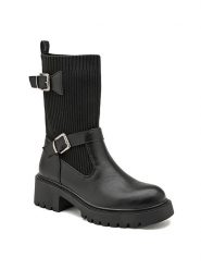 Sixth Sens Sztyblety w kolorze czarnym rozmiar: 39. Czarne botki damskie Sixth Sens, sportowe, bez obcasa, bez zapięcia. Za 165.99 zł.