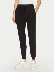 BOSS Spodnie dresowe 50535841 Czarny Regular Fit. Czarne spodnie dresowe damskie Boss, s, bez wzorów, z dresówki. Za 279.99 zł.