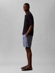 Calvin Klein Jeans Szorty Mężczyźni Bawełna niebieski, XL. Niebieskie szorty męskie Calvin Klein Jeans, bez wzorów, z bawełny, eleganckie. Za 279.95 zł.
