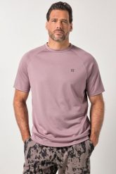 Męski T-shirt FLEXNAMIC® fitness rękaw 1/2 nadruk z tyłu QuickDry. Czerwone t-shirty męskie JAY-PI, m, bez wzorów, z materiału, bez kołnierzyka. Za 139.99 zł.