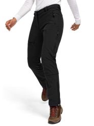 Maier Sports Zimowe spodnie softshellowe "Adakit" w kolorze czarnym rozmiar: 42. Czarne spodnie dresowe damskie Maier Sports, na zimę, bez wzorów. Za 358.29 zł.