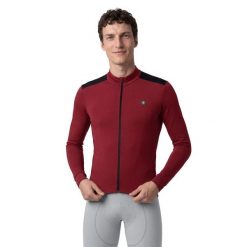 Męska termoaktywna koszulka rowerowa Kolarstwo Siroko SRX M4 Grupetto. Czerwone t-shirty sportowe męskie SIROKO, m, z tkaniny, bez ramiączek, rowerowe. Za 380.00 zł.