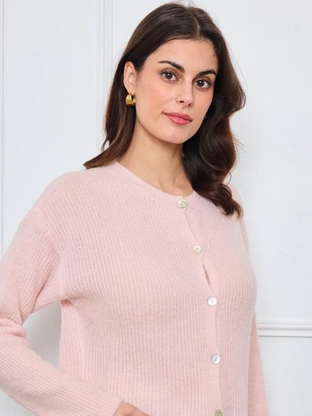 CXL by Christian Lacroix Kardigan w kolorze jasnoróżowym rozmiar: onesize. Różowe kardigany damskie CXL by Christian Lacroix, bez wzorów. Za 173.99 zł.