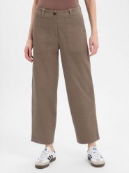 Marc O'Polo Spodnie Kobiety Bawełna brązowy, 42. Brązowe spodnie materiałowe damskie Marc O´Polo, bez wzorów, z bawełny, eleganckie. Za 479.95 zł.