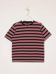 Trendyol Koszulka w kolorze czerwono-czarnym rozmiar: XL. Czarne bluzki damskie Trendyol, xl, bez wzorów, z wiskozy, bez kołnierzyka, bez ramiączek. Za 82.99 zł.