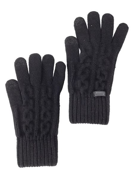 Roadsign Rękawiczki w kolorze czarnym rozmiar: onesize. Czarne rękawiczki damskie Roadsign, bez wzorów, prążkowane. Za 26.99 zł.