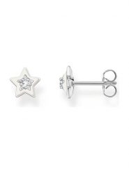Thomas Sabo Srebrne kolczyki-wkrętki z cyrkoniami rozmiar: onesize. Szare kolczyki damskie thomas sabo, z cyrkonią, srebrne. Za 123.95 zł.