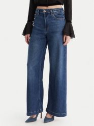 Guess Jeansy W5BA1C D0615 Niebieski Wide Leg. Niebieskie jeansy damskie Guess. Za 399.99 zł.