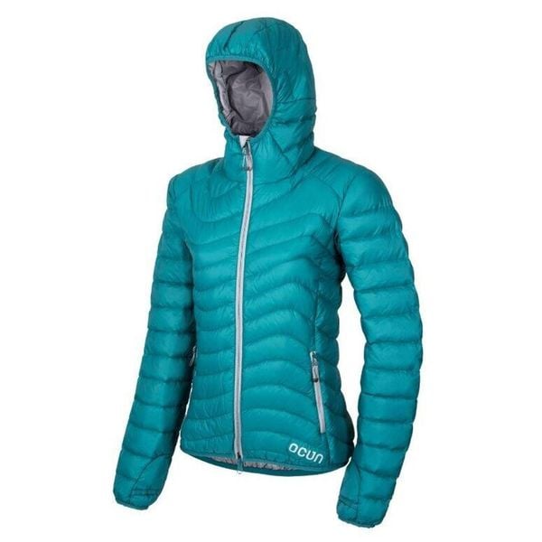 Kurtka puchowa damska Ocun Tsunami Eco. Niebieskie kurtki damskie Ocun, xl, bez wzorów, z puchu, bez kaptura. Za 728.99 zł.