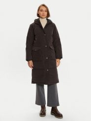 Wrangler Płaszcz zimowy 112358031 Brązowy Oversize. Brązowe kurtki damskie Wrangler, na zimę, xl, bez wzorów, z syntetyku. Za 319.00 zł.