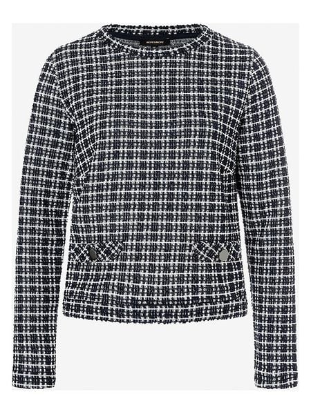 More & More Bluza w kolorze czarno-białym rozmiar: 46. Czarne bluzy bez kaptura damskie MORE & MORE. Za 83.22 zł.