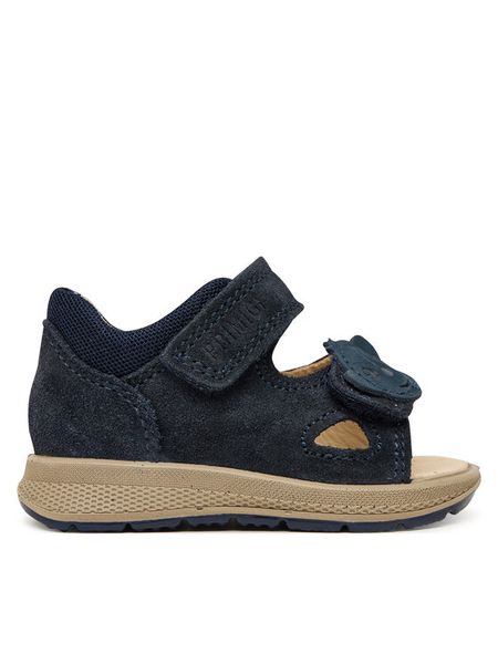 Primigi Sandały 1365500 M Granatowy. Niebieskie sandały chłopięce Primigi, ze skóry, bez zapięcia. Za 209.99 zł.