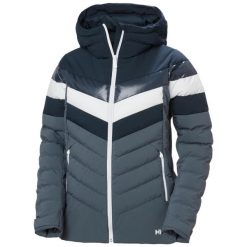 Damska kurtka puchowa Helly Hansen Imperial Puffy. Niebieskie kurtki narciarskie i snowboardowe damskie Helly Hansen, bez wzorów, z puchu, bez kaptura, narciarskie. W wyprzedaży za 1,223.30 zł.