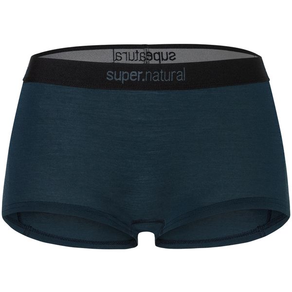 Bokserki termoaktywne damskie SUPER.NATURAL Tundra 175 Boyfriend Hipster. Niebieskie bokserki i panty damskie Super.natural, m, bez wzorów, z materiału. Za 199.99 zł.