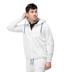 Męska Bluza Z Kapturem Banito Full Zip. Szare bluzy z kapturem męskie IGUANA, l, z bawełny. Za 245.67 zł.
