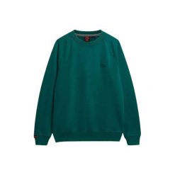 Bluza Superdry Essential Logo. Zielone bluzy bez kaptura męskie Superdry., xl. Za 276.45 zł.