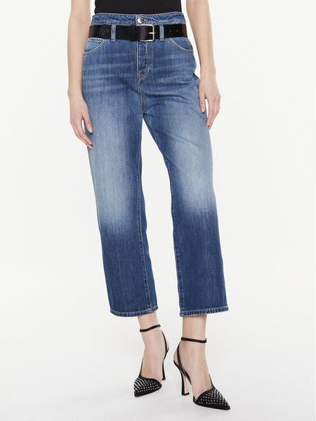 Pinko Jeansy 100114 A0HG Niebieski Boyfriend Fit. Niebieskie jeansy damskie Pinko. Za 669.99 zł.