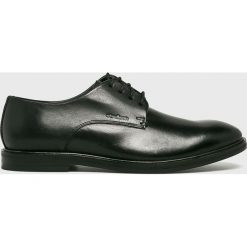 Strellson - Półbuty. Czarne buty wizytowe męskie Strellson, z materiału, bez zapięcia. W wyprzedaży za 329.90 zł.