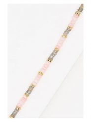 AMAZONIA Pozłacana bransoletka "Nahuatl" z kamieniami szlachetnymi rozmiar: onesize. Czerwone bransoletki damskie AMAZONIA, pozłacane. Za 149.95 zł.