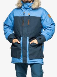 Kurtka zimowa męska Fjallraven Polar Expedition Parka. Niebieskie parki męskie Fjällräven, na zimę, m, bez wzorów, z futra. Za 3,717.99 zł.