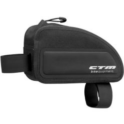 Torba rowerowa na ramę CTM Toper wodoodporna. Czarne torebki klasyczne damskie CTM, bez wzorów, bez dodatków. Za 99.00 zł.
