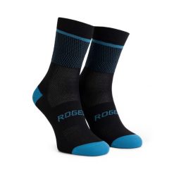 Skarpetki rowerowe Rogelli Hero II. Czarne skarpetki męskie Rogelli, bez wzorów. Za 65.00 zł.