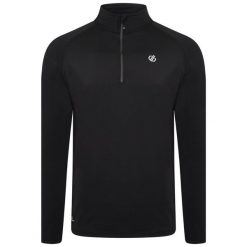 Bluza turystyczna męska Dare 2B Fuse Up II termoaktywna. Czarne bluzy bez kaptura męskie Dare 2b, m, z elastanu. W wyprzedaży za 159.99 zł.
