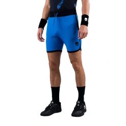 Spodenki tenisowe męskie HYDROGEN Tech. Niebieskie szorty męskie HYDROGEN, bez wzorów, sportowe. Za 199.99 zł.