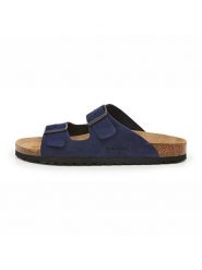 Billowy Skórzane klapki w kolorze granatowym rozmiar: 44. Niebieskie klapki i japonki męskie Billowy. Za 152.99 zł.