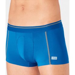 Bokserki "Move Fly" w kolorze niebieskim. Niebieskie bokserki męskie Triumph & Sloggi, bez wzorów. W wyprzedaży za 56.95 zł.