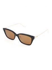 Adidas Damskie okulary przeciwsłoneczne w kolorze czarno-brązowo-złotym rozmiar: 53. Brązowe okulary przeciwsłoneczne damskie Adidas. Za 131.74 zł.