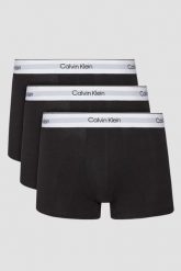 CALVIN KLEIN Zestaw czarnych bokserek Underwear 3PACK. Czarne bokserki męskie CALVIN KLEIN, bez wzorów. W wyprzedaży za 149.99 zł.
