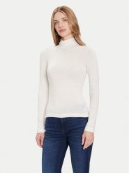 Guess Golf W4BP14 KCGM2 Écru Slim Fit. Golfy damskie Guess, m, z aplikacjami, z wiskozy, bez ramiączek. Za 219.99 zł.