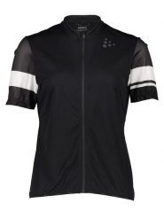 Craft Koszulka kolarska "Core Endur" w kolorze czarno-białym rozmiar: S. Białe bluzki sportowe damskie Craft, s, bez wzorów, bez ramiączek. Za 118.84 zł.