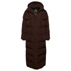 Damska kurtka maxi z kapturem Superdry. Brązowe kurtki damskie Superdry., s, bez wzorów, z elastanu, z kapturem. Za 901.90 zł.