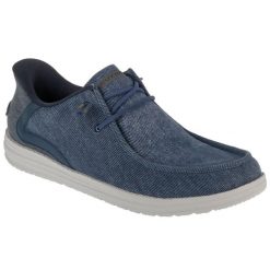 Buty sportowe Sneakersy męskie, Slip-Ins: Melson - Coronado. Szare buty sportowe na co dzień męskie Skechers, bez zapięcia. Za 289.99 zł.