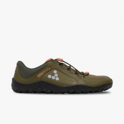 Męskie trailowe buty barefoot PRIMUS TRAIL III ALL WEATHER FG MENS DARK OLIVE. Zielone obuwie do biegania damskie VIVOBAREFOOT. Za 499.00 zł.