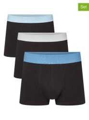 LEE Underwear Bokserki (3 pary) "Arturo" w kolorze czarnym rozmiar: S. Czarne bokserki męskie LEE Underwear, bez wzorów. Za 76.04 zł.