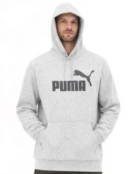 Bluza sportowa kangurka z kapturem męska Puma Hoodle II. Szare bluzy sportowe męskie Puma, m, z bawełny. Za 119.00 zł.