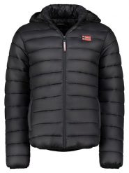 Geographical Norway Kurtka pikowana "Amigoglerc Hood" w kolorze czarnym rozmiar: 3XL. Czarne kurtki męskie Geographical Norway, xl, bez wzorów, bez kaptura. Za 160.96 zł.