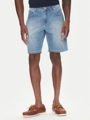 Hechter Paris Szorty jeansowe 26655 151362 Niebieski Regular Fit. Niebieskie szorty męskie Hechter Paris, bez wzorów, z bawełny. Za 219.99 zł.