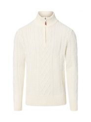 Gant sweter typu troyer z mieszanki wełny jagnięcej Mężczyźni Wełna jagnięca biały, XXL. Białe swetry męskie Gant, m, bez wzorów, z wełny, bez kołnierzyka. Za 999.95 zł.