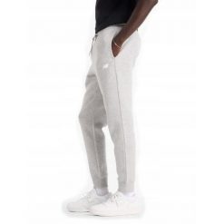 Spodnie dresowe męskie NEW BALANCE bawełna ciepłe. Szare spodnie dresowe męskie New Balance, bez wzorów, z bawełny. Za 239.00 zł.
