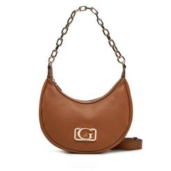 Torebka Guess. Brązowe torebki klasyczne damskie Guess, z aplikacjami, bez dodatków. Za 339.99 zł.