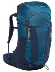 Plecaki 40-49L Brenta 36+6. Niebieskie plecaki damskie Vaude, bez wzorów, z materiału, biznesowe. Za 757.85 zł.