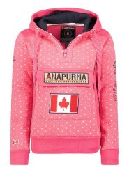 ANAPURNA Bluza "Gymcoeurana" w kolorze różowym rozmiar: L. Różowe bluzy z kapturem damskie ANAPURNA, l, z bawełny. Za 109.78 zł.